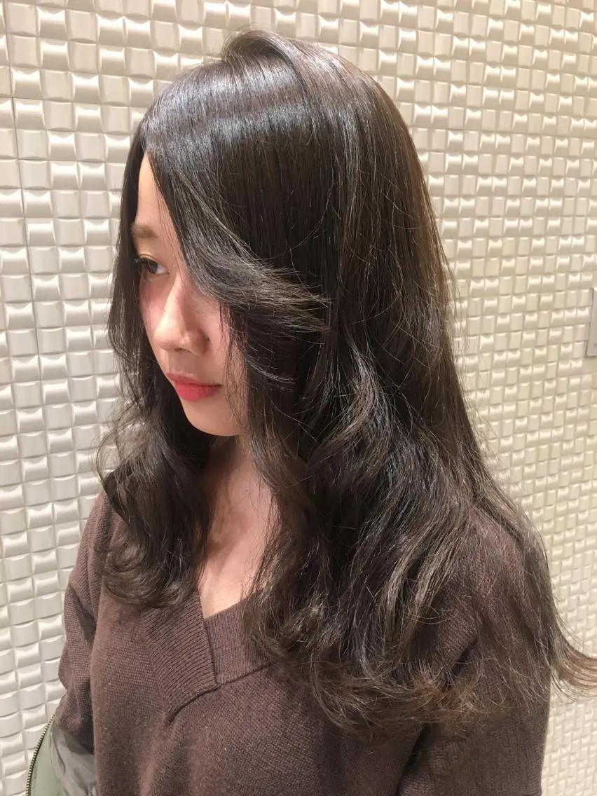 ミディアム セミロング ロング scene. haraのヘアスタイル