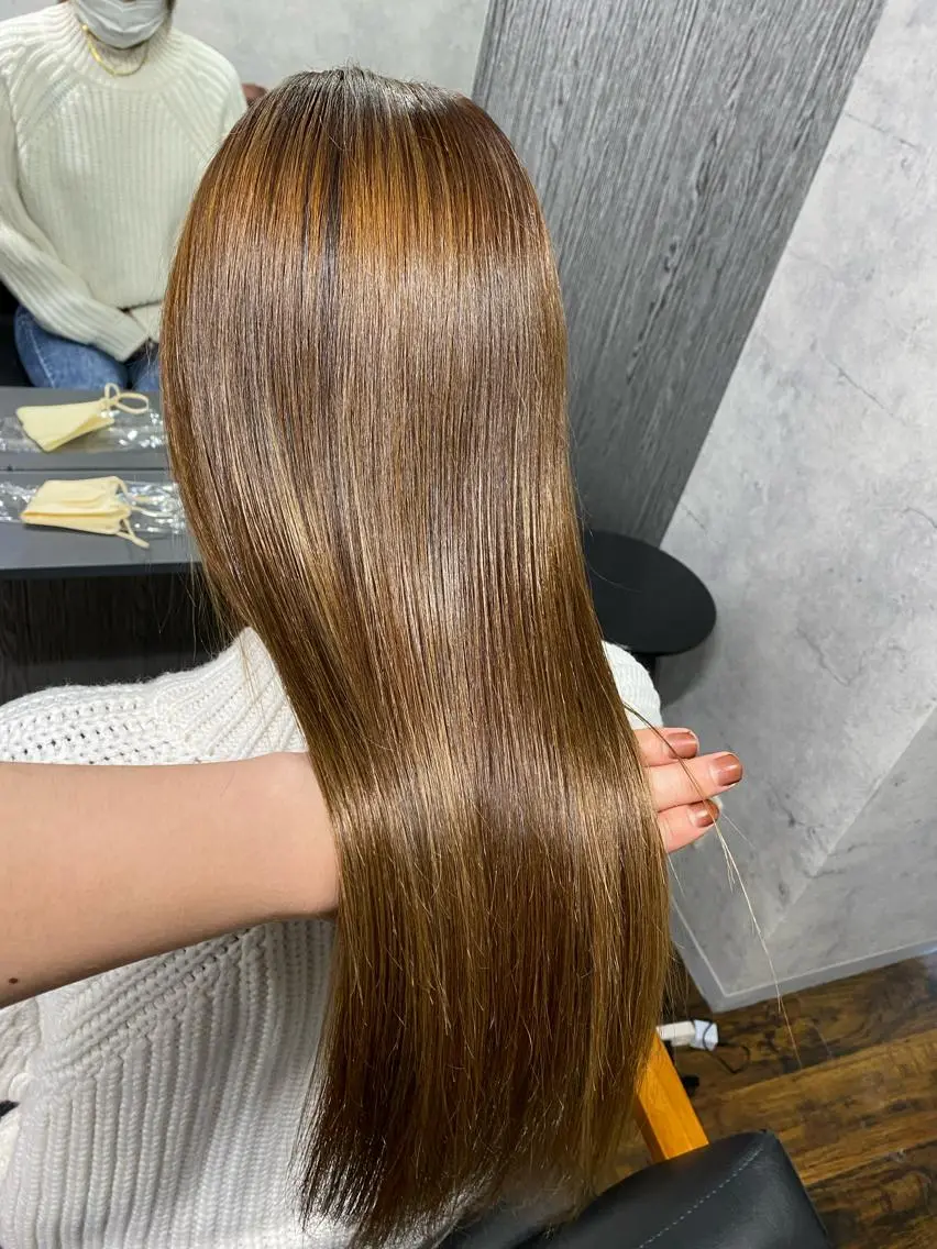 セミロング 髪質改善/レイヤー カット手塚奨のヘアスタイル