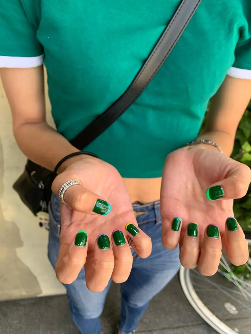 ネイル ハンドネイル なぽ ❤︎長さだし / 韓国nailのネイルデザイン