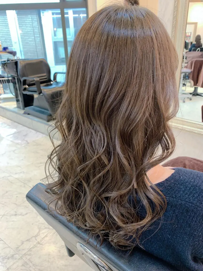 セミロング カラー カット ヘアカラー トリートメント ☆毎月先着15名まで ☆シバタユートのヘアスタイル