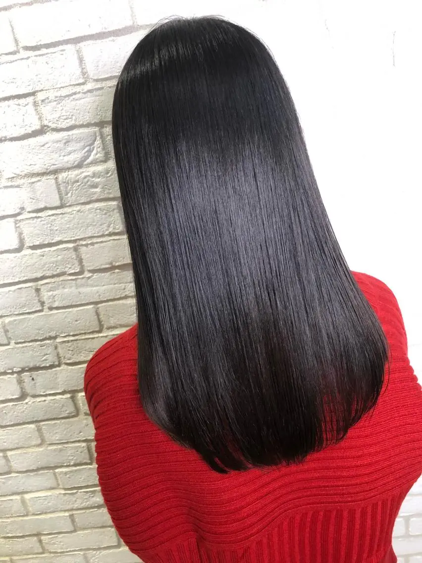 ロング 縮毛矯正 カット 縮毛矯正 トリートメント 佐藤 高徳のヘアスタイル