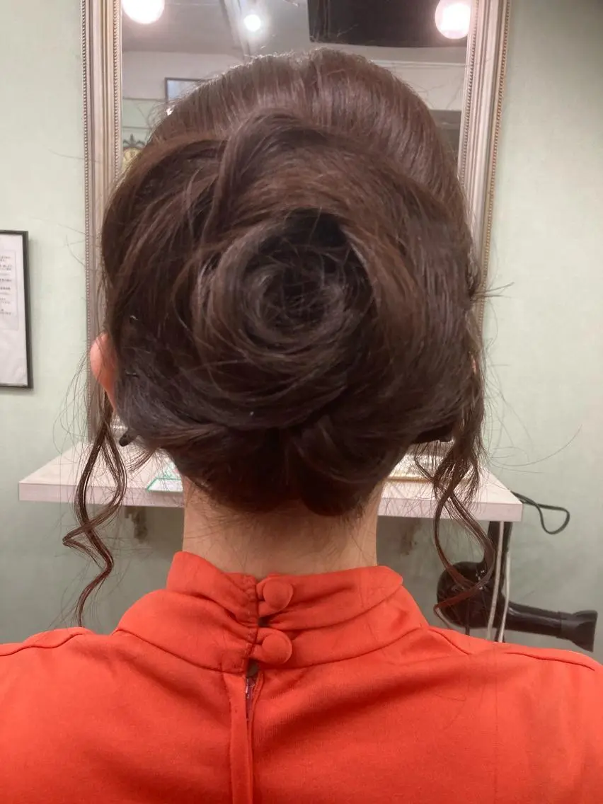 セミロング ヘアアレンジ アッシュ 髪質改善 韓国風ヘア newi赤羽 ✂️KEN✂️のヘアスタイル