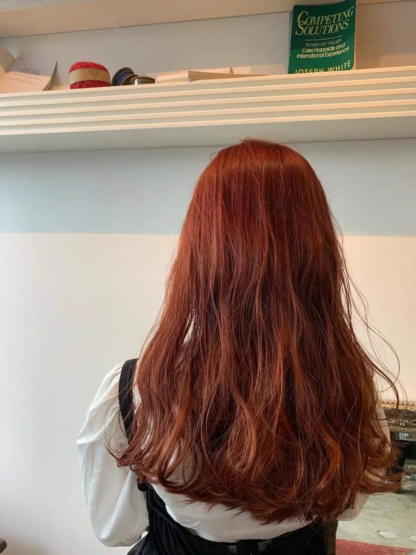 ロング ヘアカラー トリートメント ヘッドスパ ヘアセット 大宮/山口 竣也のヘアスタイル