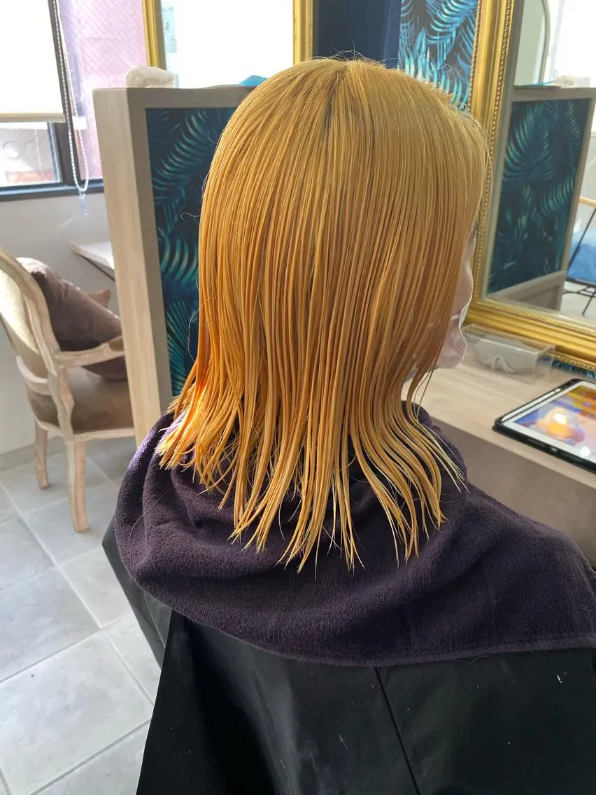 ミディアム カラー ブリーチ SHIAN立川　及川 17時〜限定のヘアスタイル