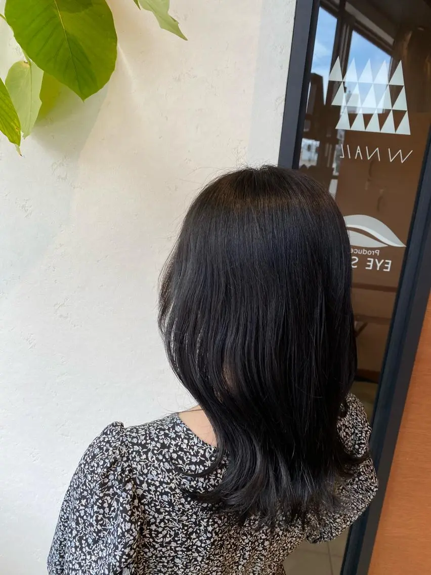 セミロング 韓国風カラー 韓国風ヘア 韓国ヘア🕊村上 ののこ🕊のヘアスタイル
