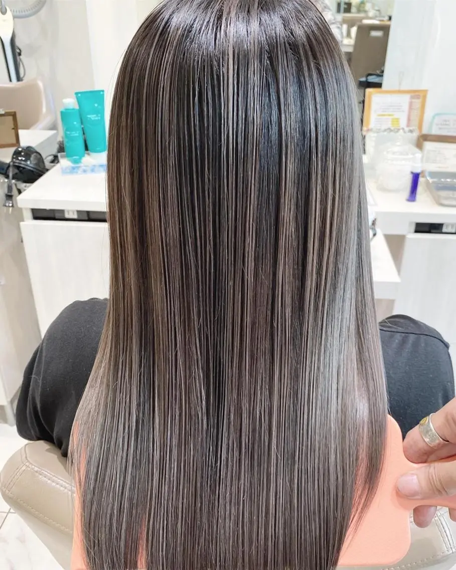 ロング カラー 髪質改善 ヘアカラー トリートメント 高橋凜/髪質改善/ 縮毛矯正/カラーのヘアスタイル