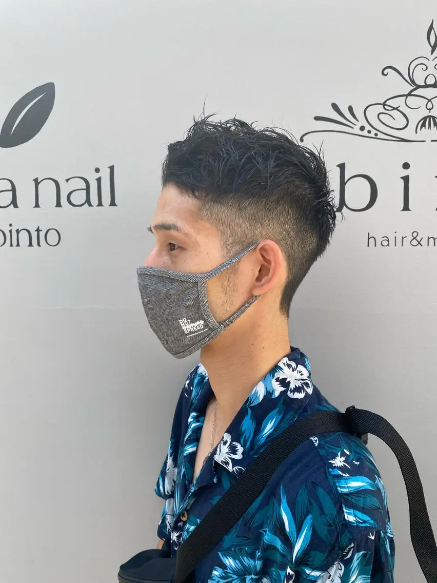 ショート メンズ センターパート 刈り上げ ショートヘア メンズ特化🔥木下 晃徳のヘアスタイル
