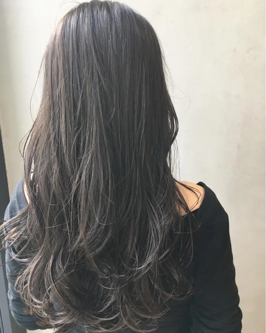 セミロング 【ブリーチ髪質改善 パーマ】宮田浩章のヘアスタイル