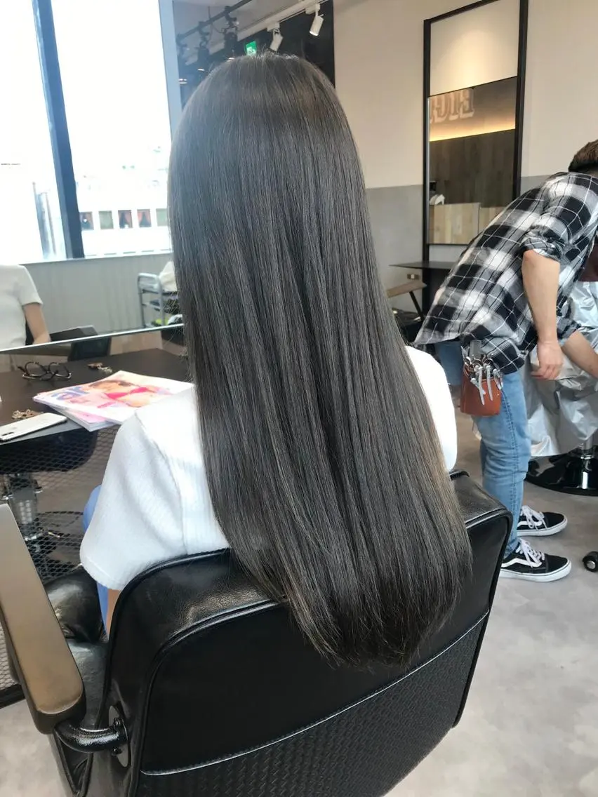 ロング カット トリートメント 色気レイヤー& ショートはお任せ🌟のヘアスタイル