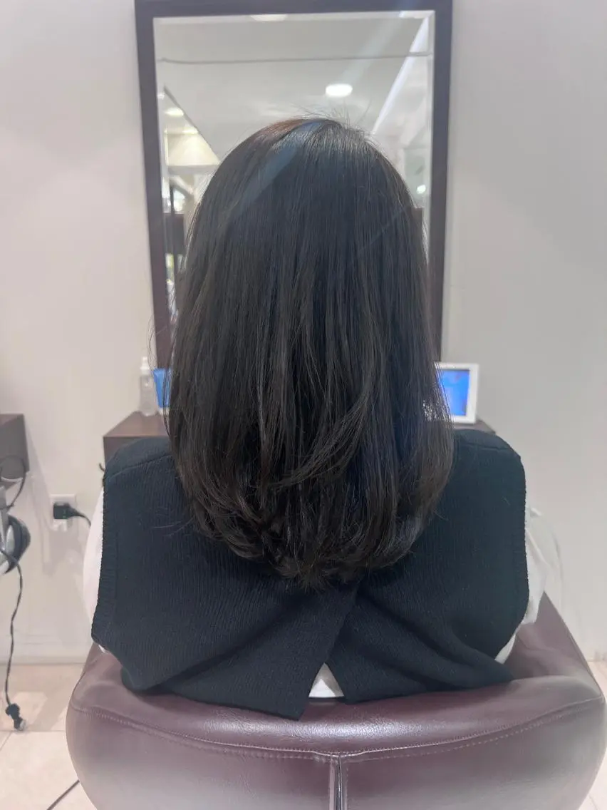 ロング カラー 鎌田 唯斗のヘアスタイル