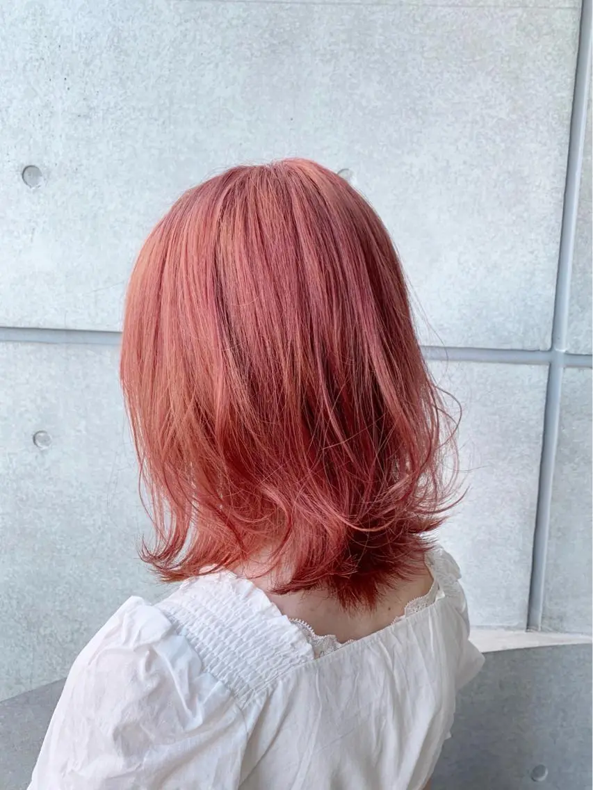 ショート カラー ベージュカラー ピンクカラー ピンクベージュ カット ヘアカラー トリートメント オシャレ髪✔️ 店長オオキアキヒロのヘアスタイル