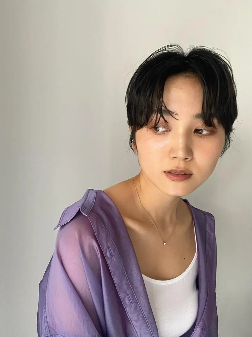 ショート カラー カット 🍃ショートヘア🍃 北林春樹のヘアスタイル