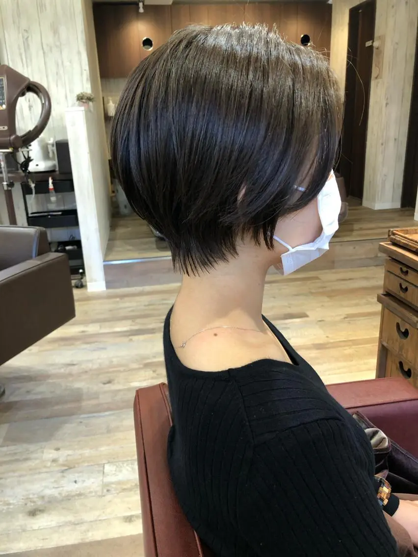 ショート カラー 似合わせカット カット ヘアカラー トリートメント 伊藤 みきのヘアスタイル