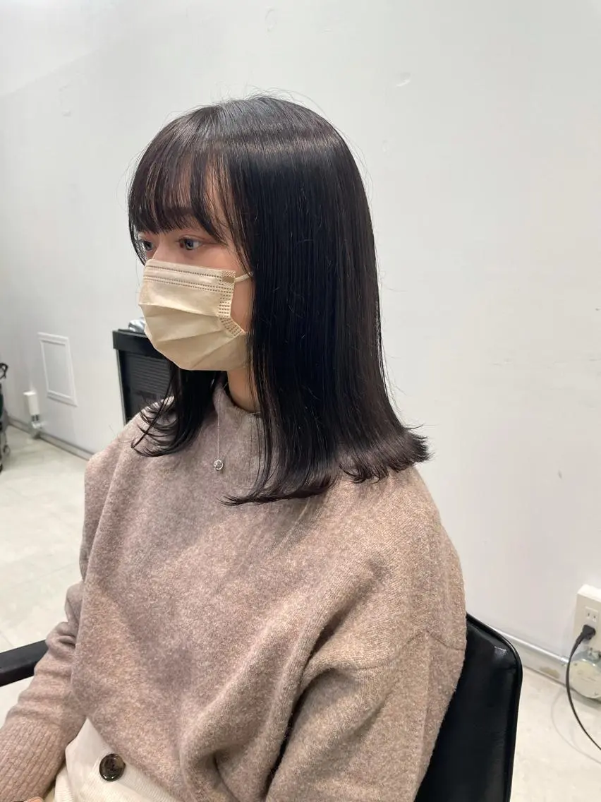ミディアム カラー キッズ ヘアカラー トリートメント オトナヘア🌸 harukaのヘアスタイル