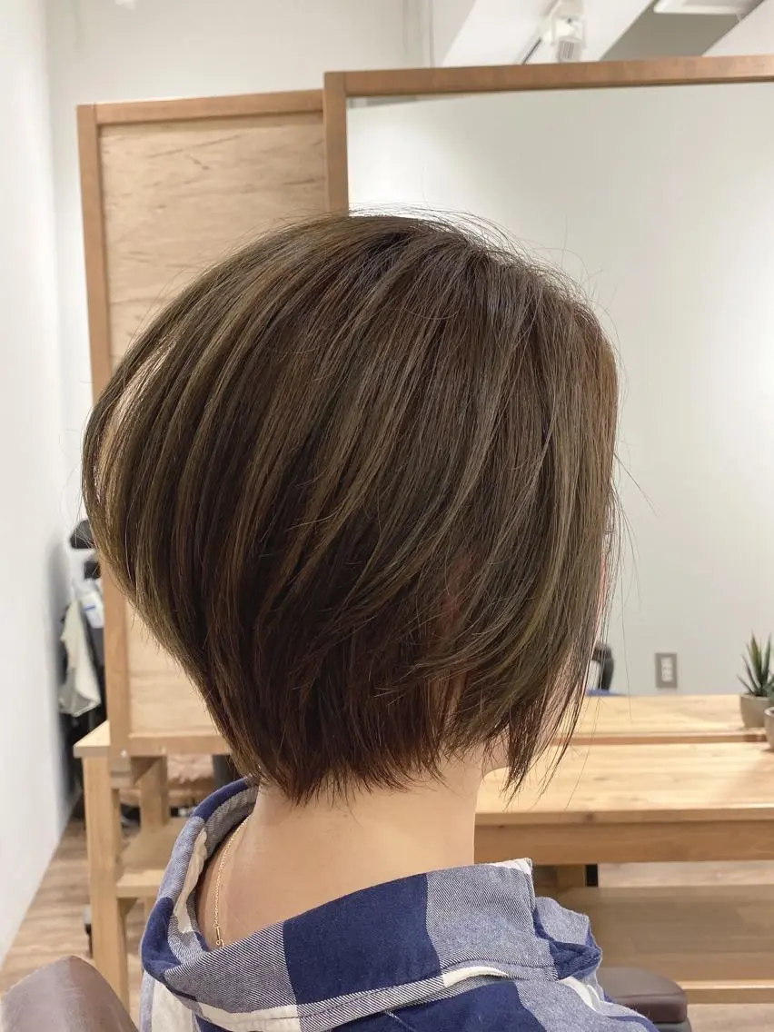 ミディアム カラー カット ヘアカラー トリートメント ハイライト⭐️上野 高広のヘアスタイル