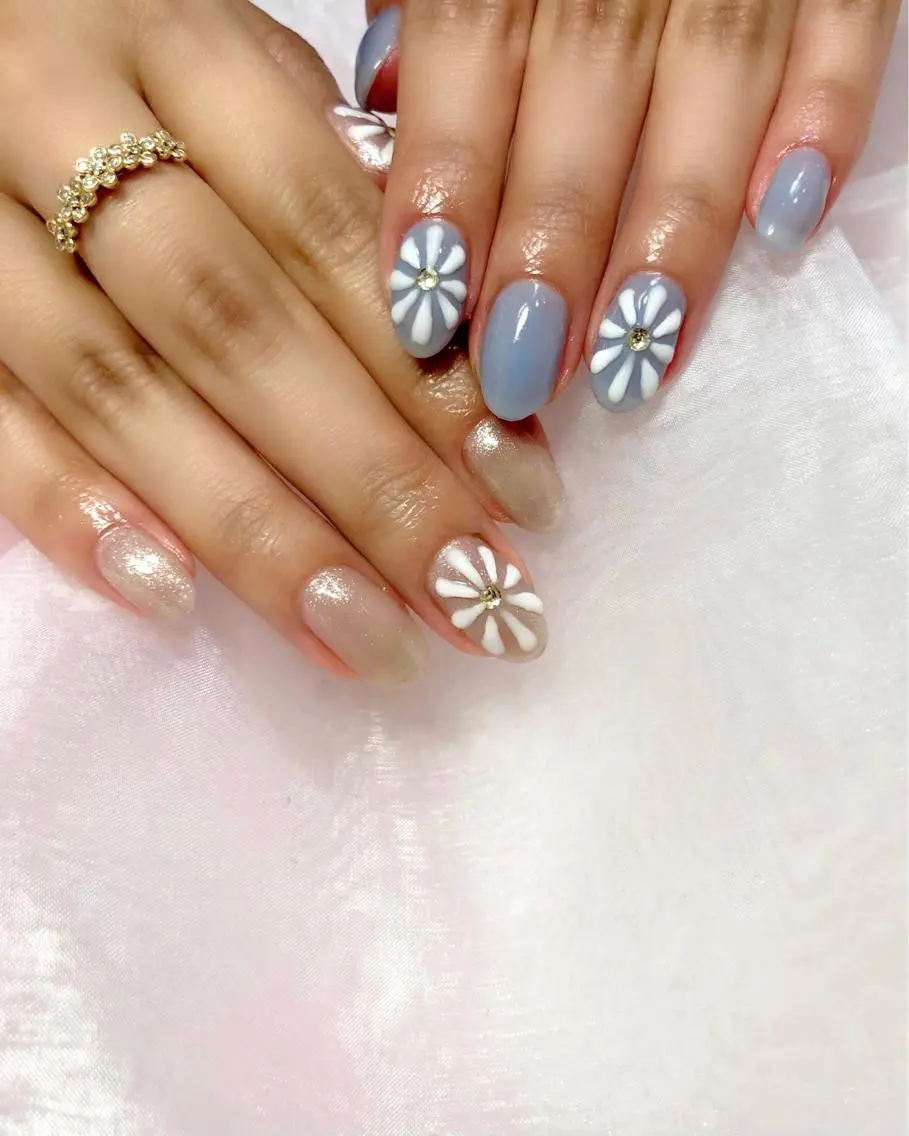 ネイル フラワーネイル ぷっくりネイル 梅津 郁美のネイルデザイン