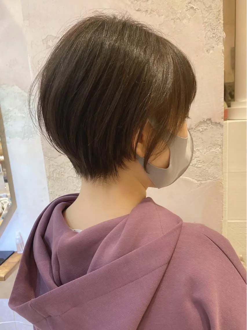 ショート ショートボブ ボブ ショートヘア カット ヘアカラー トリートメント ツヤ髪になりたい方へ 🩷柴田知亜希のヘアスタイル