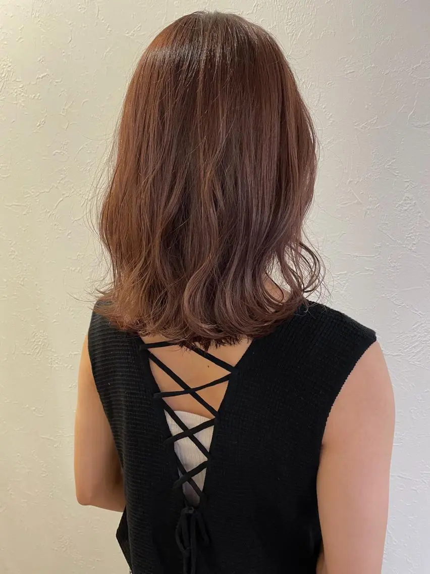 ミディアム カラー ベージュカラー 透明感カラー ハイライトカラー ラベンダーカラー ラベンダーベージュ ヘアカラー m ā l o.🌷 サカモトマイコのヘアスタイル