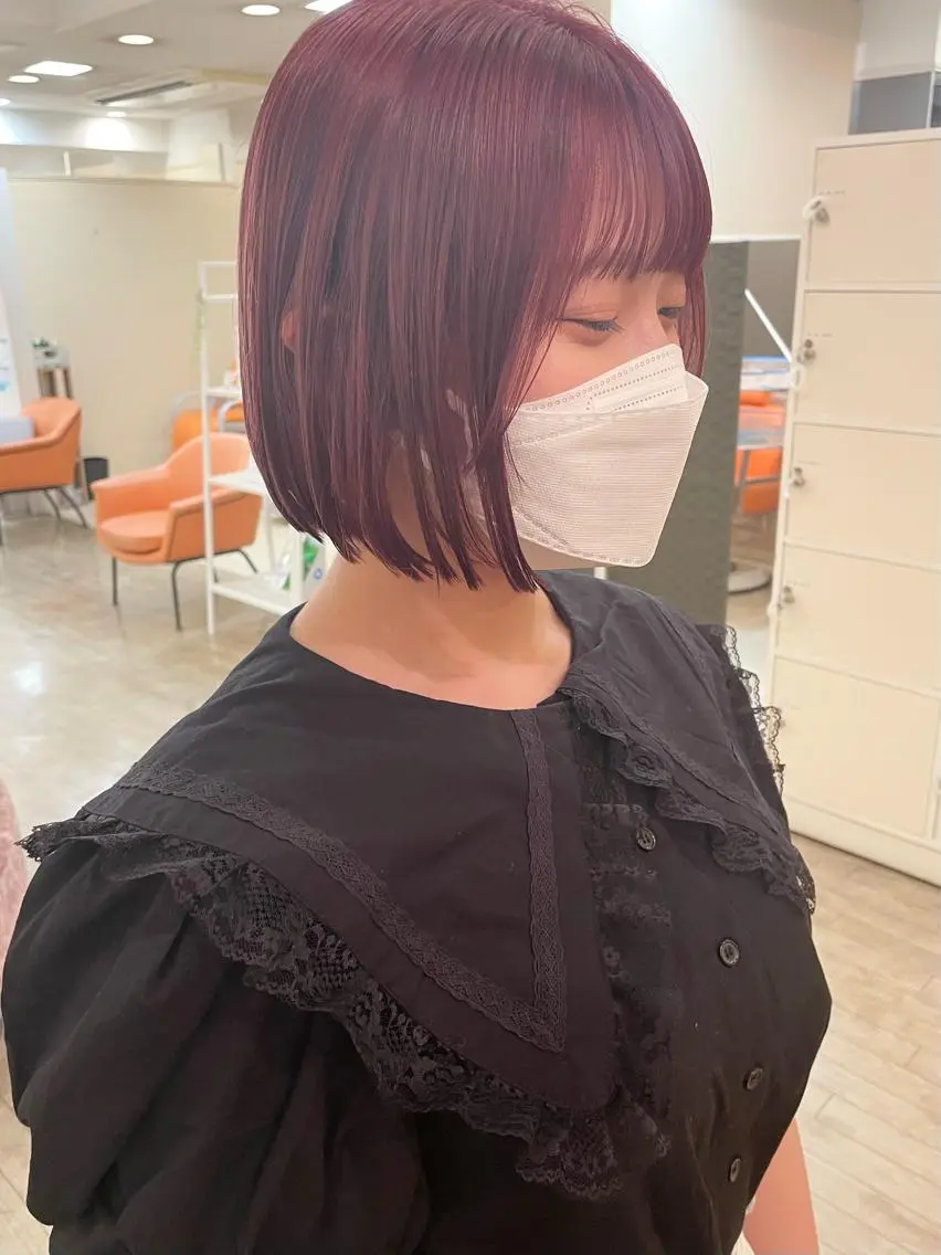 ショート 切りっぱなしボブ ボブ 【ボブ/個室サロン】 癒し空間mimuraのヘアスタイル