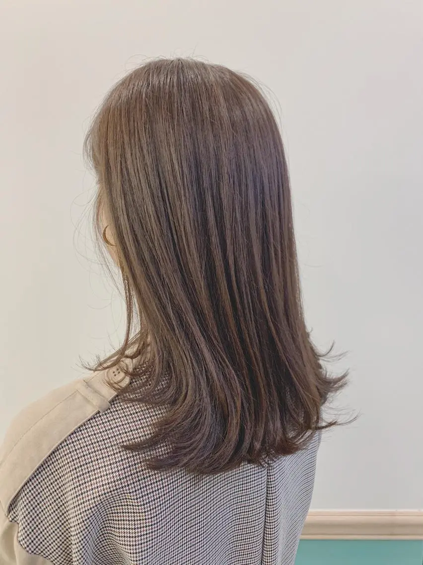 ロング カット ヘアカラー トリートメント 🌿大内雅斗 🌿韓国ヘアのヘアスタイル