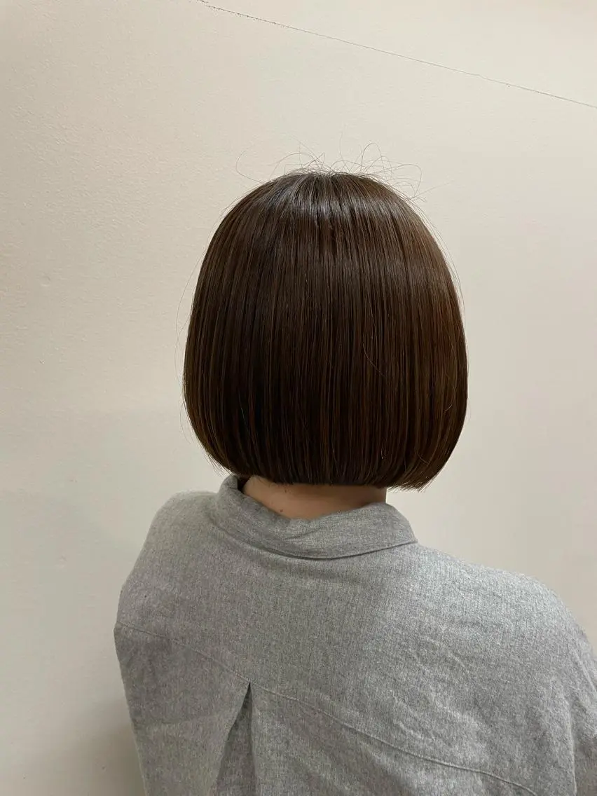 ミディアム 岡本 拡夢のヘアスタイル