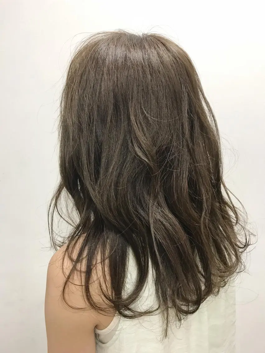 セミロング カラー 池田 雄太 ✨美髪縮毛矯正✨のヘアスタイル
