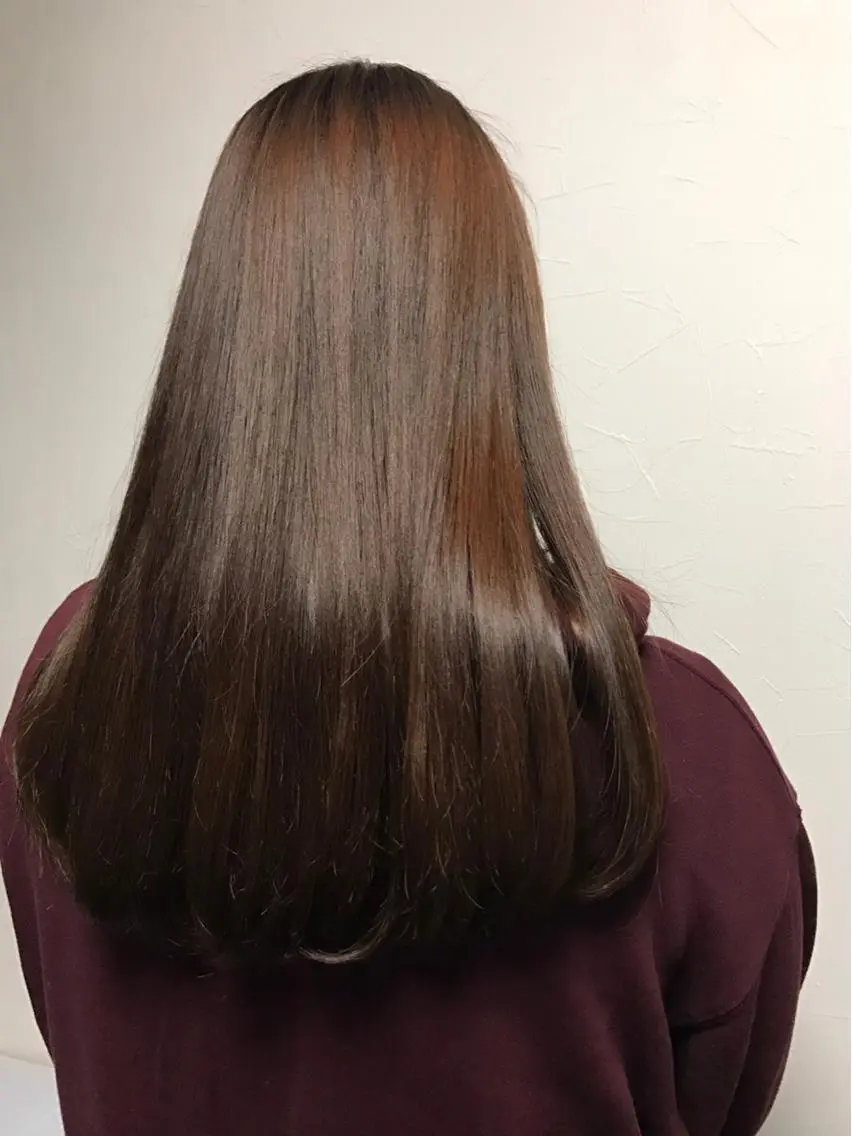 セミロング カット ヘアカラー 似合わせ/たにざわ しんごう≫南草津のヘアスタイル