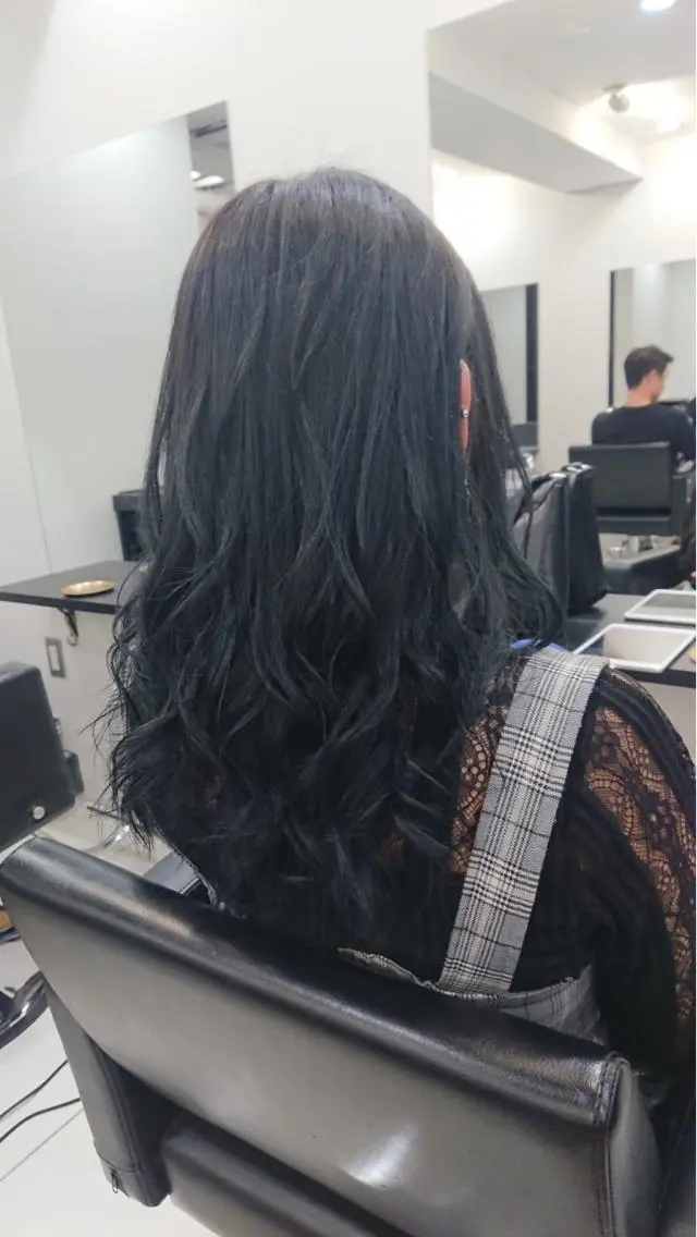 セミロング ヘアカラー トリートメント 縮毛矯正の達人 ☆ 松本のヘアスタイル