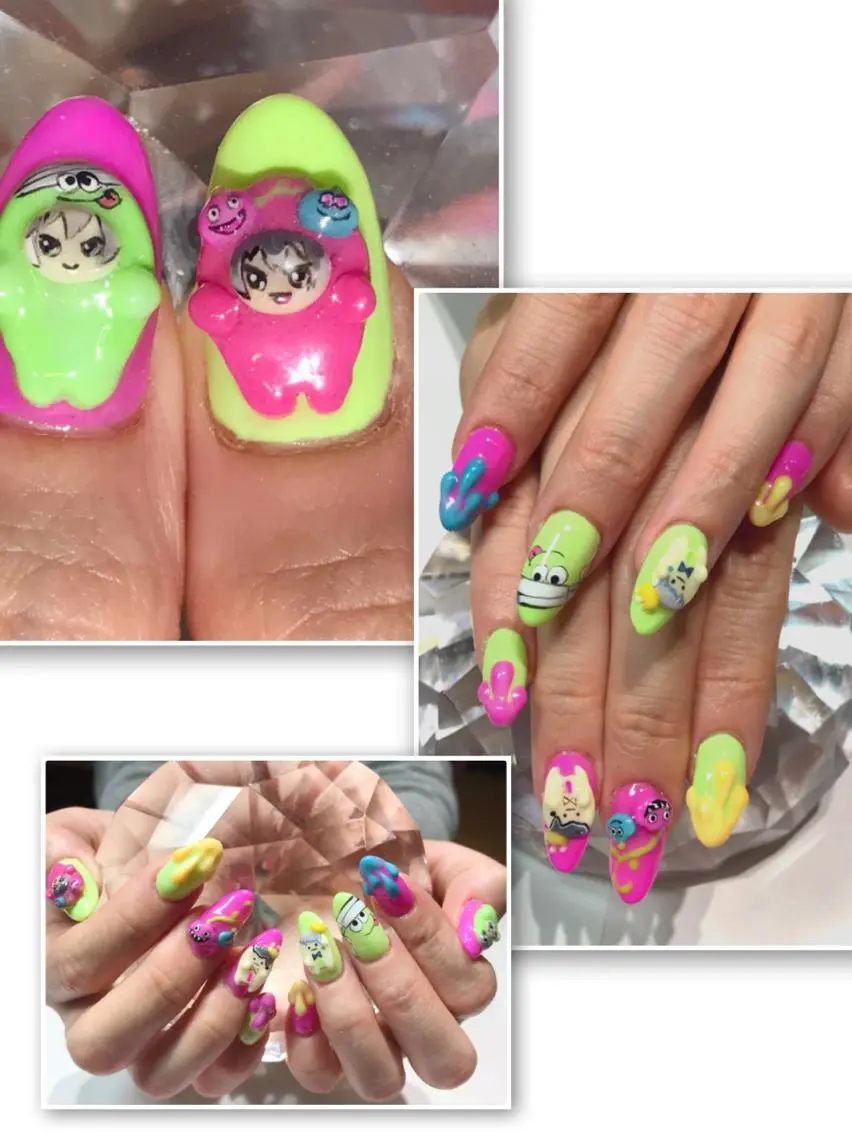 ネイル アートネイル スカルプネイル YUN 💅のネイルデザイン