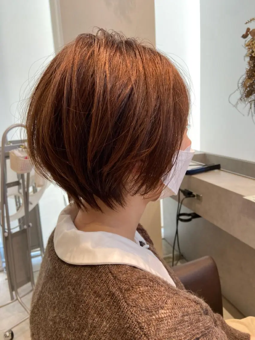 ショート カット ヘアカラー 髪質改善/森ノ宮/ 美容室/店長杉山慶尚のヘアスタイル