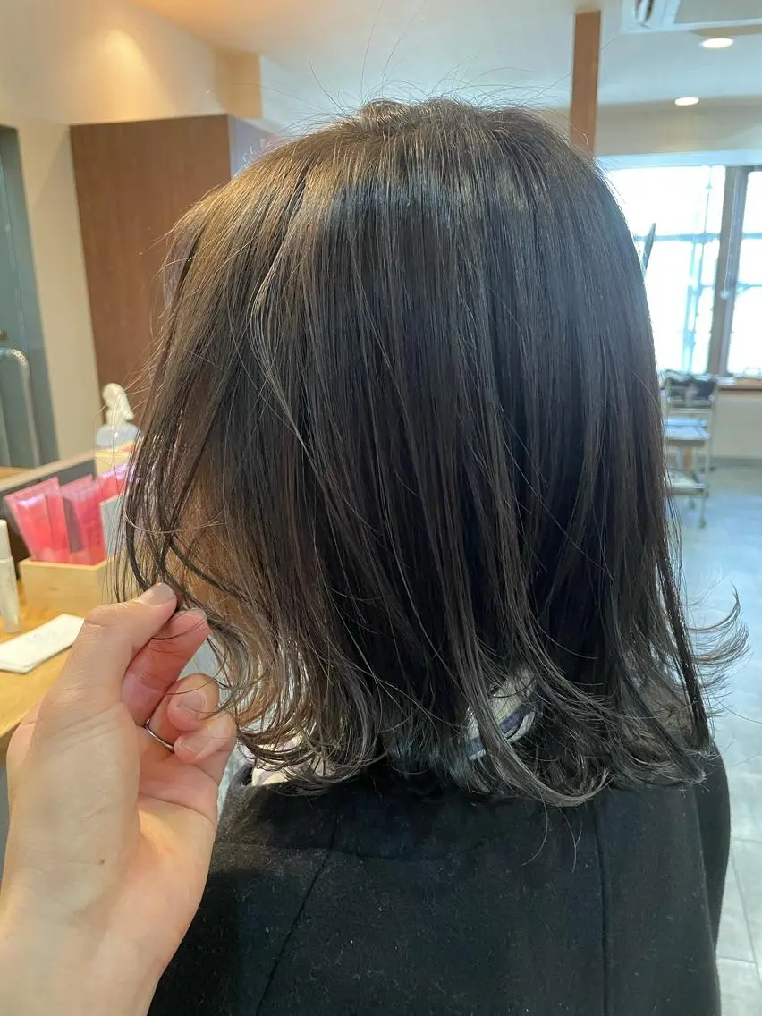 ミディアム 福田 ジュンキのヘアスタイル