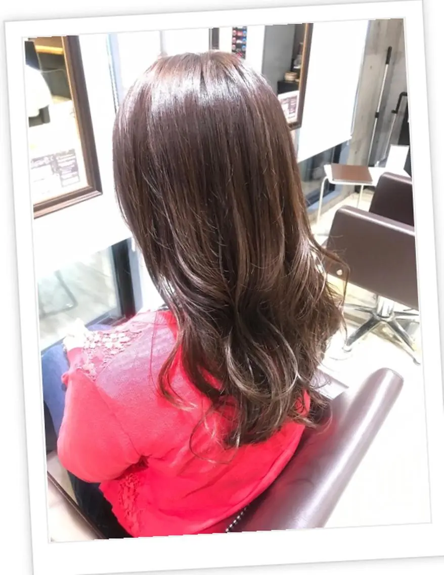 ロング カラー パーマ ヘアアレンジ メンズ キッズ ネイル マツエク・マツパ カット ヘアカラー トリートメント EnBlesS西宮 マンツーマン神道有基のヘアスタイル