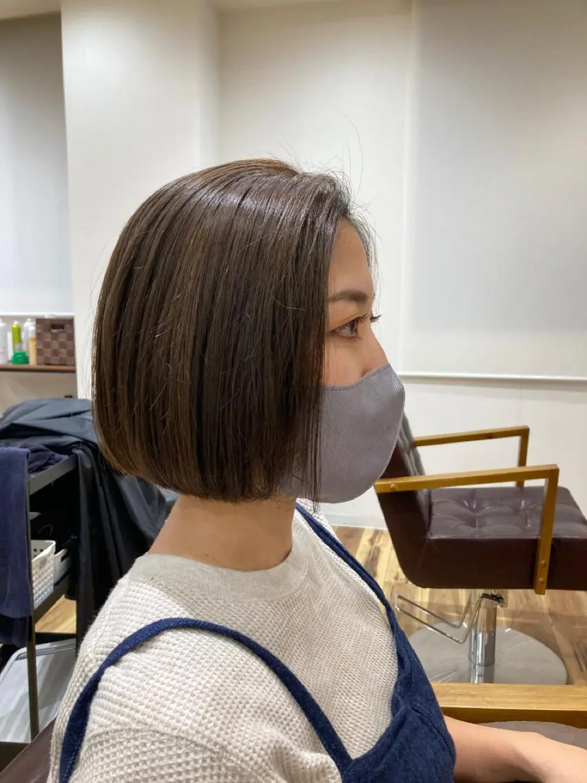 ショート 切りっぱなしボブ ボブ ショート/ボブ やぐちゆうたのヘアスタイル