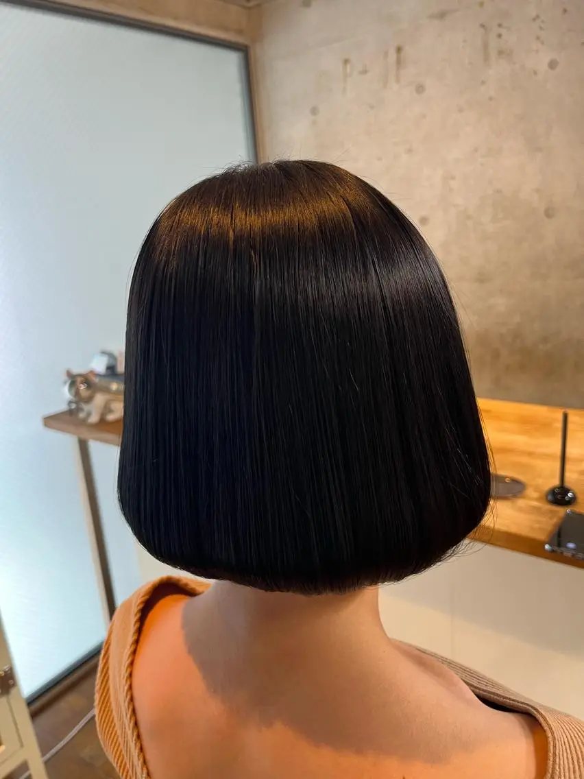 ショート ボブ カット ヘアカラー トリートメント 髪質改善 🐶とっくんのヘアスタイル