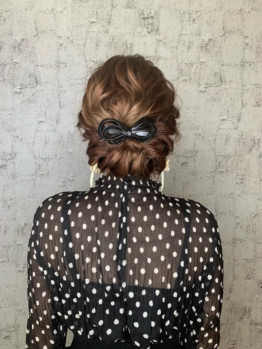 ミディアム ヘアアレンジ 似合わせカット🌿 前川のヘアスタイル