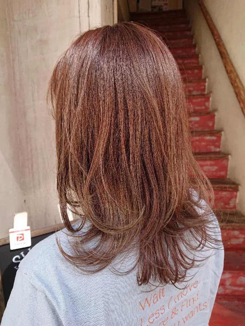 セミロング カラー 「sumi」 AMIのヘアスタイル