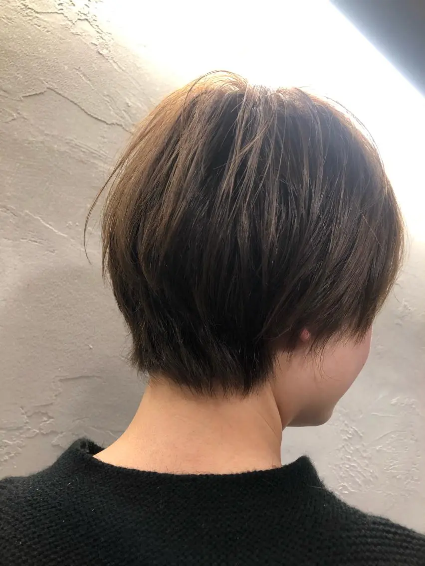 ショート ハイライト 浅沼 春樹のヘアスタイル