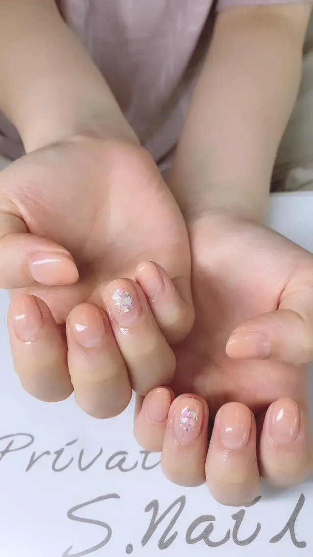 ネイル 西大分S.Nail 𓏲⋆🪸.⋆⸜🫧のネイルデザイン