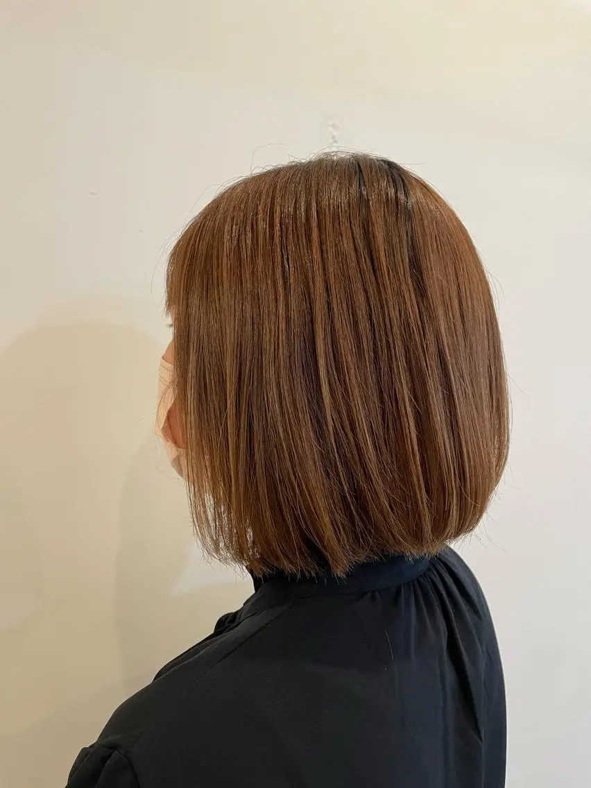 ショート ボブ ショートヘア 守川 七海のヘアスタイル