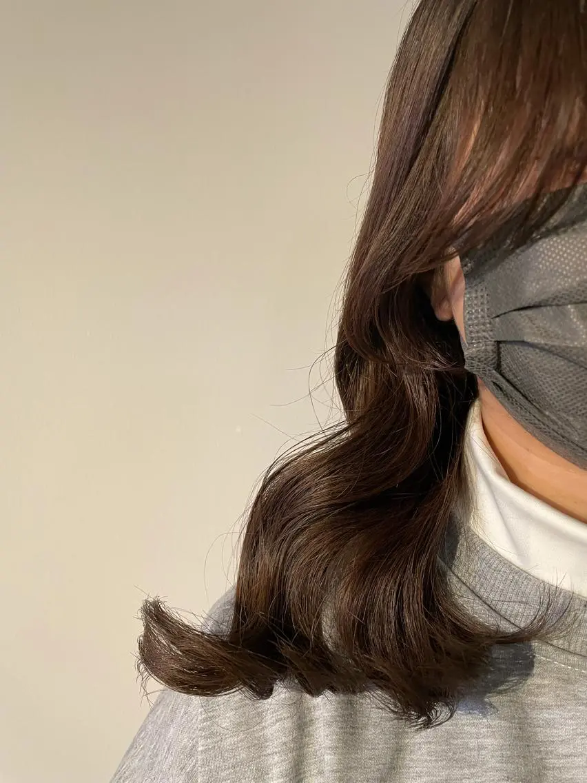 ロング カラー ヘアアレンジ マツエク・マツパ 透明感カラー/推しカ ラー☁️JURAのヘアスタイル
