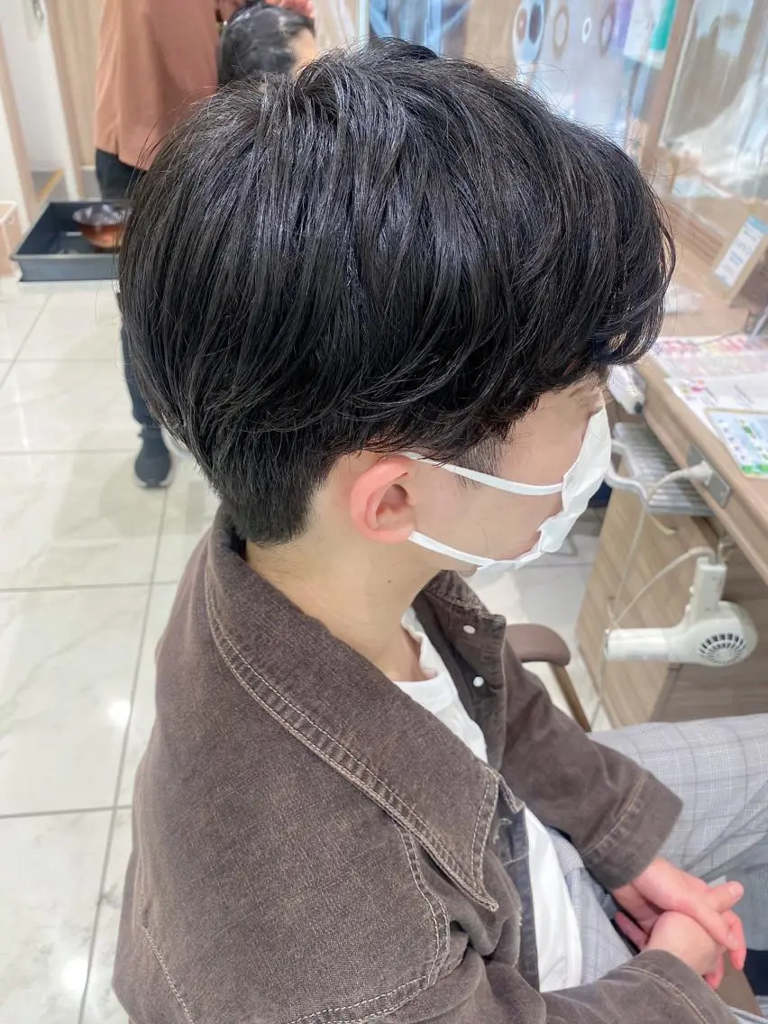 パーマ メンズ 技術モデル募集中 🩶村嶋 彩のヘアスタイル