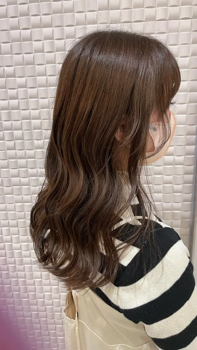 ロング ヘアカラー トリートメント 艶カラー/ よしみ🥣のヘアスタイル