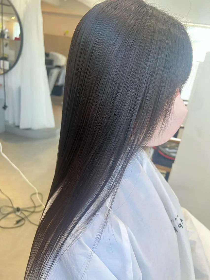 ロング ヘアアレンジ 髪質改善 トリートメント カット ヘアカラー トリートメント APREKO SAYAKAのヘアスタイル