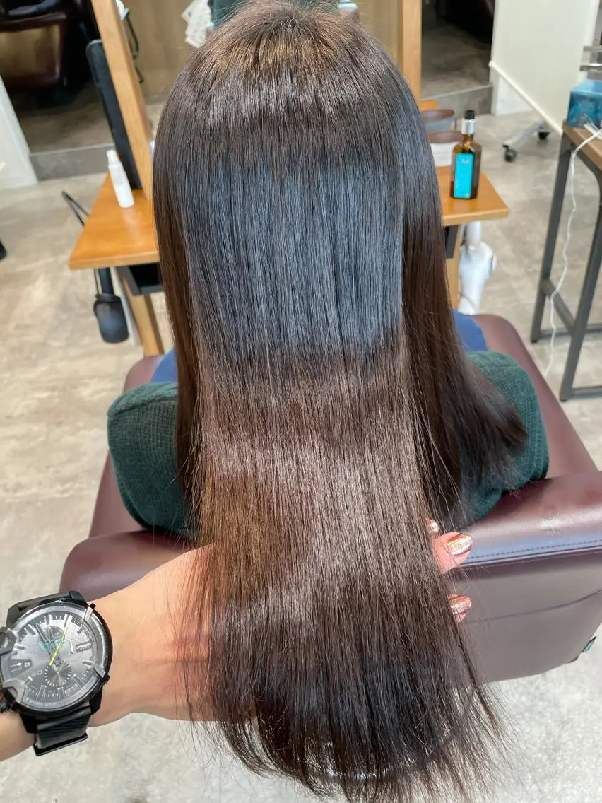 ロング カラー HAREru. モデル募集【戸塚】のヘアスタイル