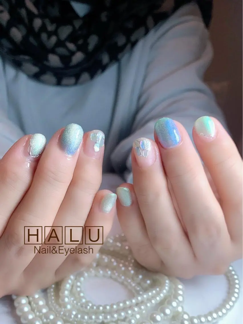 ネイル マグネットネイル HALU ハルのネイルデザイン