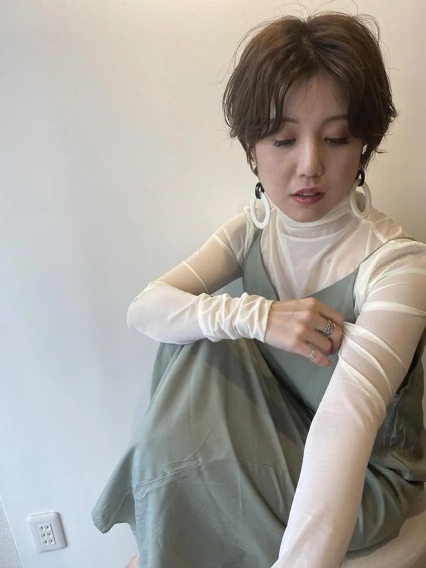 ショート 柳下 涼のヘアスタイル