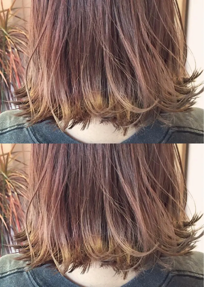 ショート カラー ベージュカラー グラデーションカラー イエローカラー カット ヘアカラー トリートメント 原宿サロン代表 デザインカラー伊藤卓のヘアスタイル