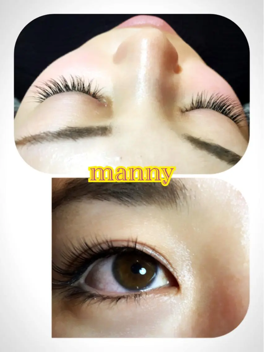 マツエク・マツパ Bカール manny eyelashのマツエク・マツパデザイン