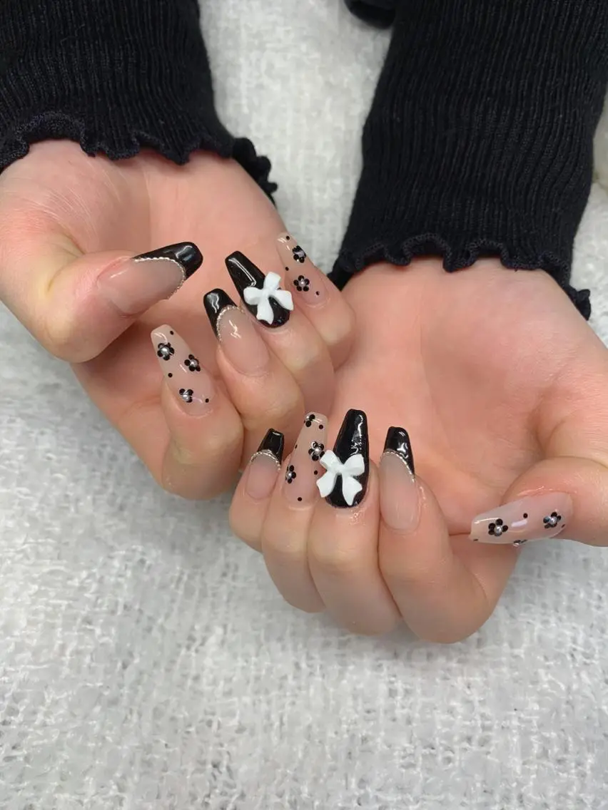ネイル 長さ出し 韓国ネイル スカルプネイル *･*MIMnail 1号店･*:･*のネイルデザイン