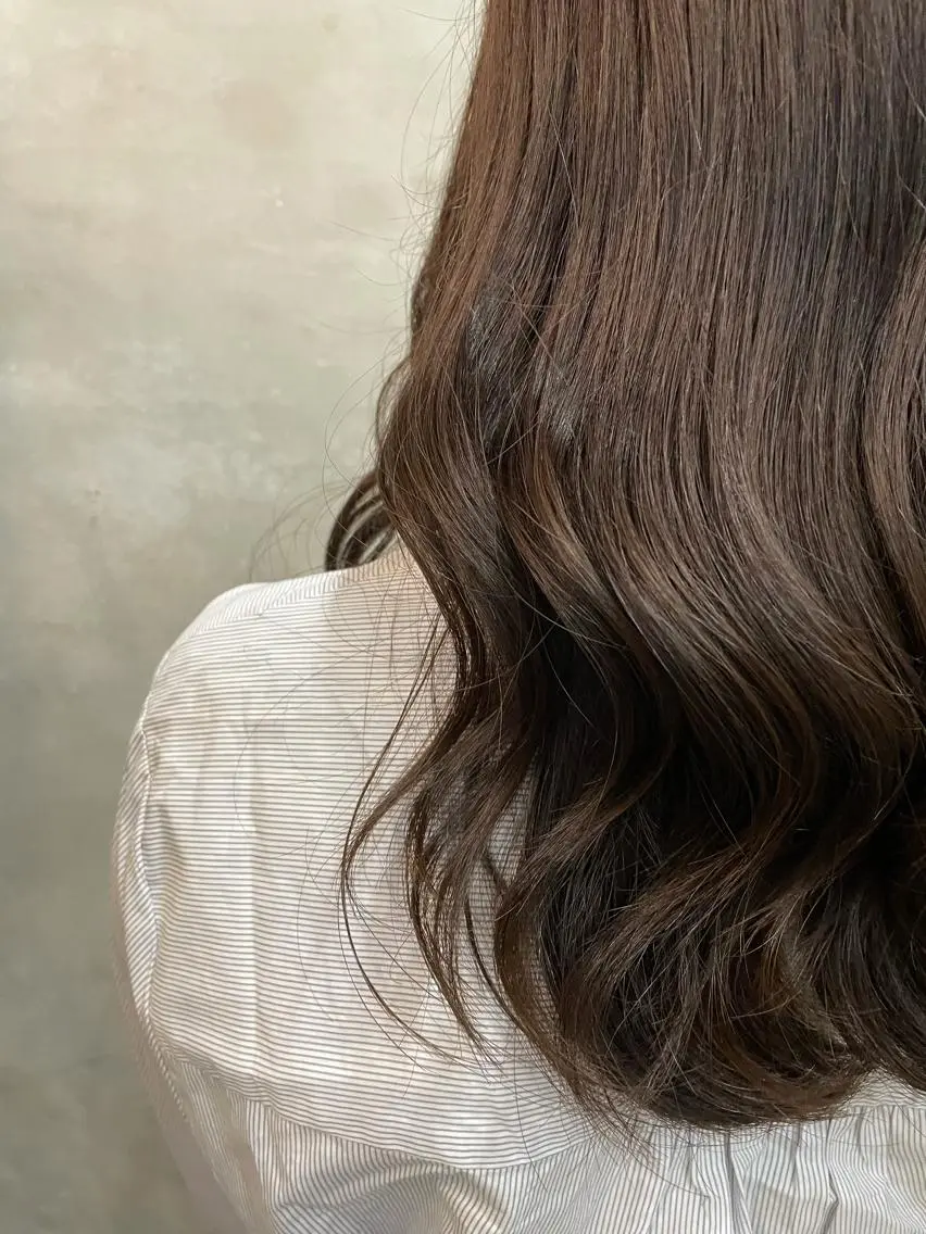 セミロング カラー トリートメント ヘアカラー トリートメント 【ピンク/韓国ヘア/ ヘアセット】亜海のヘアスタイル